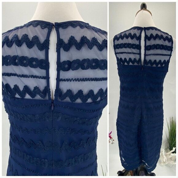 $168 Dress NWT Trina Turk Indigo Sheath Dress - Picture 5 of 7